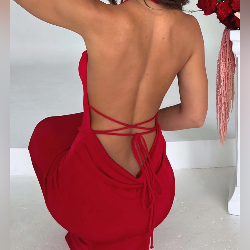 Babyboo Talisa Maxi Dress XS in Red